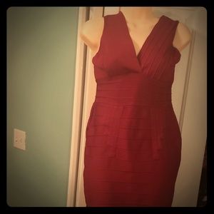 Bodycon dress, burgundy